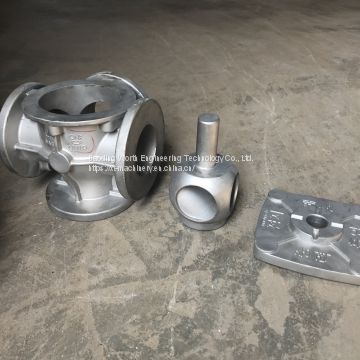 custom-made stainless steel precision casting spare parts for pump and valve