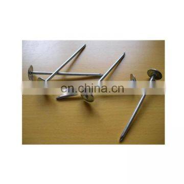 hot sale umbrella head roofing nail 2.5" china supplier galvanized corrugated roofing nails