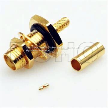 Straight Female Jack RF Coaxial MCX Connector for Rg316 11 58 6 Cable