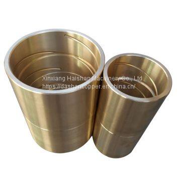 Manufacturing copper slide bearing With Groove China price