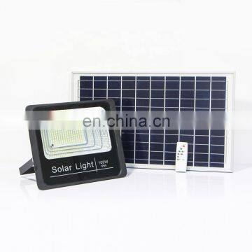 IP65 outdoor waterproof 100w stage sport energy saving aluminum ground portable led solar flood light