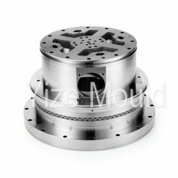 Drill slotting machine cernter ratoting fixed base for precision mechanical parts