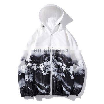 LAITE H2027 amazon hot sales custom vinylon unisex hoodie zipper-up patchwork men's hoodies