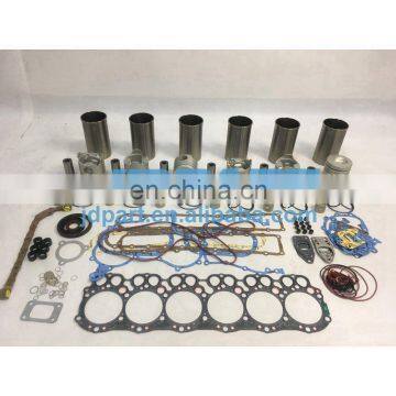 H07C Rebuild Overhaul Kit With Full Gasket Set Piston Ring Liner For Hino