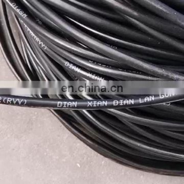 H05vv-F Power cable PVC insulated PVC sheathed RVV flexible cable 2 core 3 core 4 core