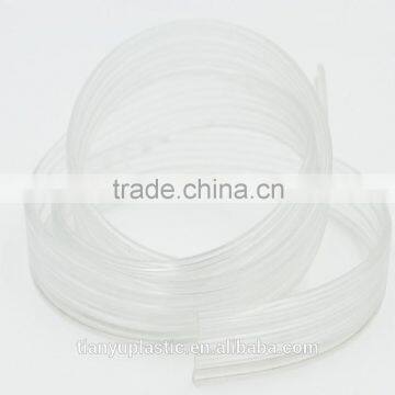 pvc/abs/TPE Transparent PVC plastic extrusion profile