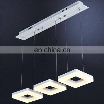 Modern Indoor LED Pendant Light Acrylic Chandelier with remote control