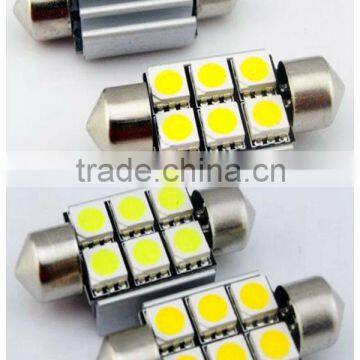 6 LED 5050 SMD Canbus Car Led Dome Festoon Light