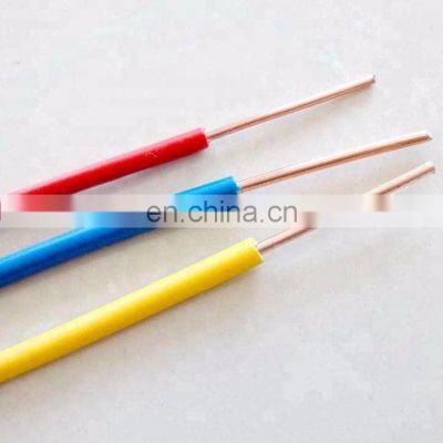 Copper conductor PVC insulated nylon sheathed AWG14 single core THNN/THWN cable