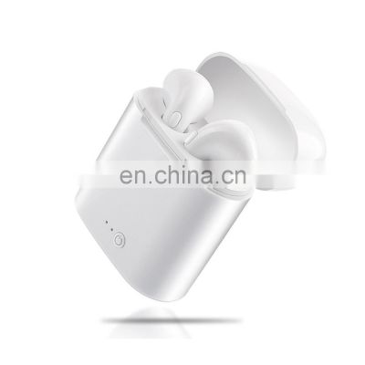 2021 Factory Price In-Ear Earbuds Twins True Wireless Pair Earphone I7s TWS i10 i12 TWS i9s With Charging Box