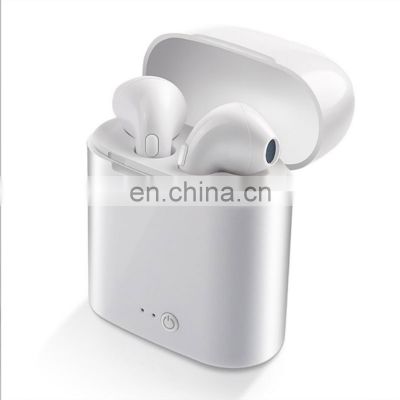 2021 Shenzhen Factory Wholesale Tws I7 Mini Wireless Earphones With Charging Box Earbuds free shipping to india