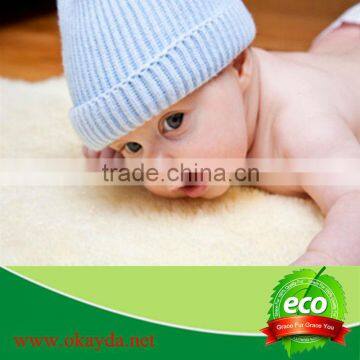 soft sheepskin baby rug