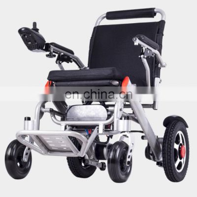 2018 New Lightweight Portable Travel Aluminum Folding Battery Power Electric Wheelchair