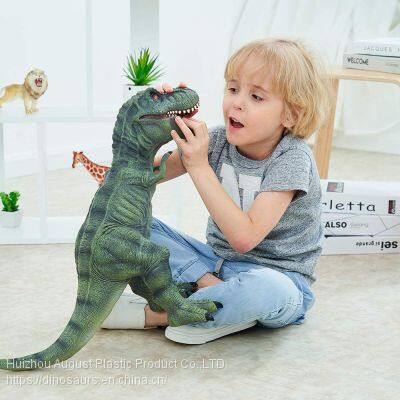 New Jurassic Feathered T-Rex PVC Animals Toy T-rex Action Figures Open Mouth Tyrannosaurus Rex Dino Custom