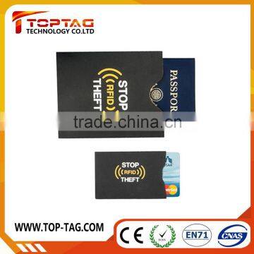 RFID Blocking card Sleeve - Prevent Digital Skimming , Electronic Scan , Identity Theft