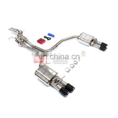 High Quality Exhaust System Muffler for Audi A7 S7 Cat Back With Valve Control for Audi a7 s7 Exhaust System Downpipe photo-2