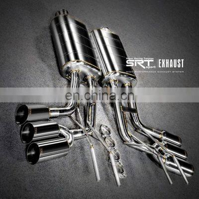 High quality stainless steel exhaust system for Mercedes Benz G class W463 muffler for G500 cat back with valve control