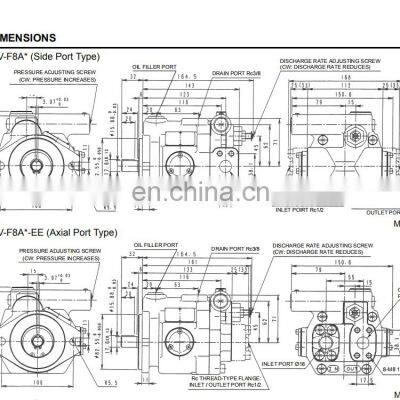 Trade Assurance HPP-VD3V Series Toyooki Oil Pump HPP-VD2V-F31A3-A HPP-VD2V-F31A5-A Hydraulic Piston Pump
