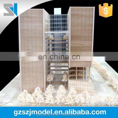 Simple working model for construction work and architectural idea, Building scale model