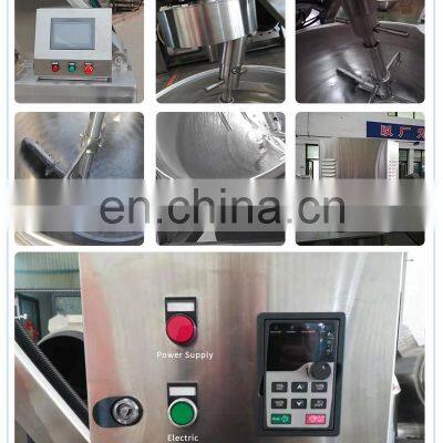 Industry Planetary Stir Frying Pan High Quality Cooker Mixer Machine Electromagnetic Heating PLC Planetary Jacket Kettle photo-3