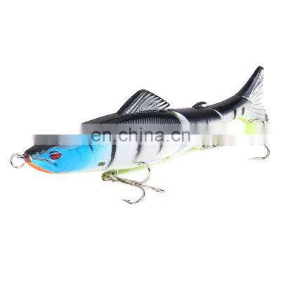 3-section multi jointed minnow 13cm 18g hard bait fishing lure Minnow for freshwater saltwater fishing