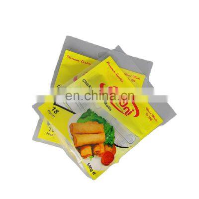 custom printed Spring Rolls vacuum sealer food bag plastic packaging