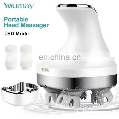 YOUMAY Scalp Massager Prevent Hair Loss Body Deep Tissue Kneading Vibrating head massager