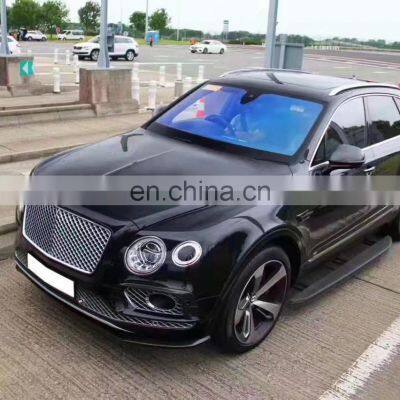 Runde Carbon Fiber Front Lip Rear Lip Spoiler Side Air Vent For 2016-2018 Bentley Bentayga V8 Upgrade W12 Style Body Kit