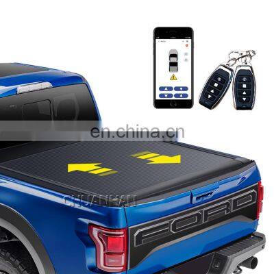 High quality hard retractable f150 Electric tonneau cover for truck bed cover ford f150 ranger