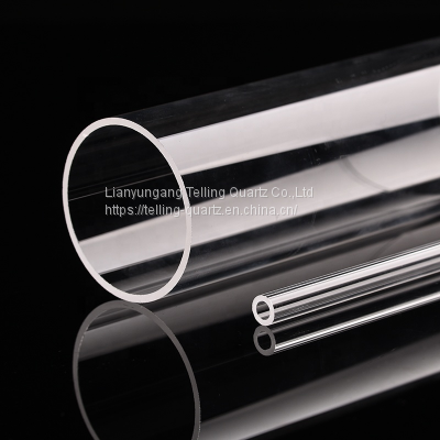 Heat Resistant Quartz Glass Cylinder Tube Fused Silica Transparent Quartz Tubes photo-4