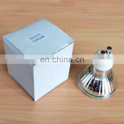 GU10 Halogen Lamps Indoor Lighting Halogen Bulb 220-240V Infrared Heater Lamp Glass Aluminum Gu10/ Gz10 Lightening 2800/ 3200k photo-4