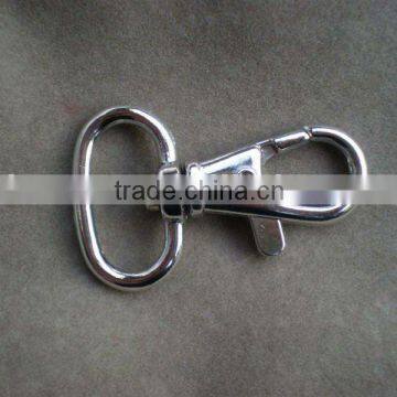 Metal swivel bolt snap for handbag