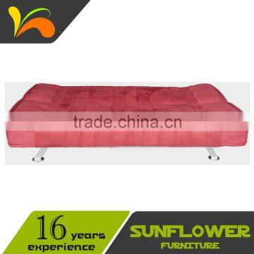 Metal Frame Comfortable Easy Remove Cover Fabric Sofa Bed photo-3
