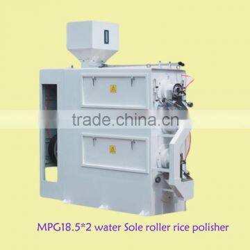 Horizontal type Double Roller silky rice polisher