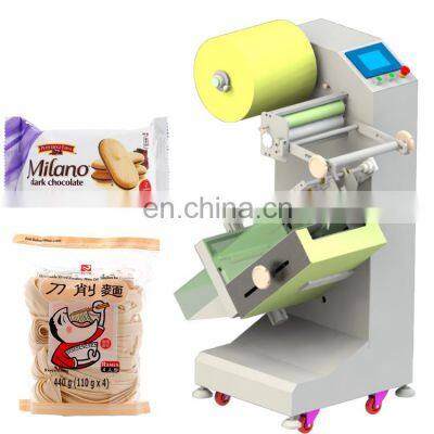 Mini Automatic Flow Packaging Machine For Noodle Pasta Packing Machine Biscuit Cookie Packing Machine