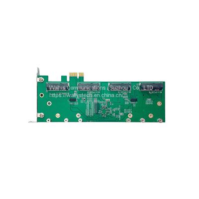 Wallys DR2G41 Поддержка 4 x карты Mini PCIe или 4 x карты M.2 Адаптерная карта 802.11ac
