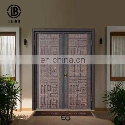 Best Quality Low Price Cast Aluminum Door Panel Security Door Made in China European Standard Door photo-3