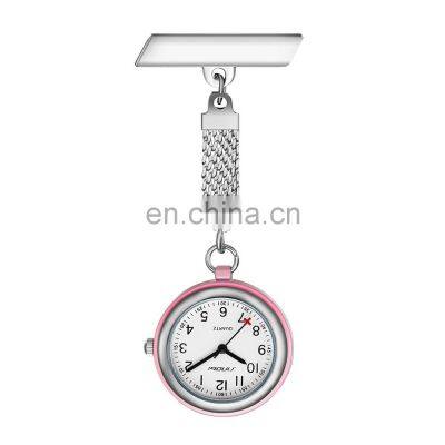 Customized Nurse Pocket Watch Portable Watches For Doctor Pocket Steel Strap Nursing Brooch Watch Tunic For Hospital Used