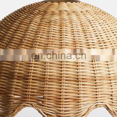 Unique High Quality Wicker and Rattan Table Lamp Design Pair of Night Lamps Best Price Vietnam Manufacturer photo-4
