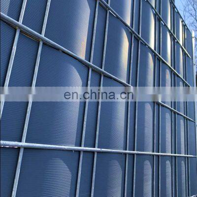 100% blickdicht 1.3mm Hard PVC Strip Zaun Streifen Hart Screen Fence