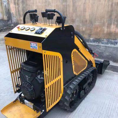 China Mini Skid Steer Compact Loader Track Skid Loader for Sale photo-2