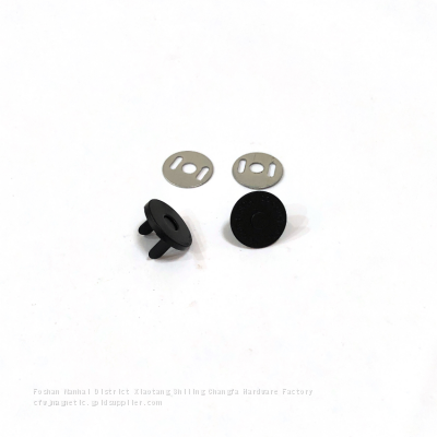 14MM Matte Black Ultra-thin Magnetic Button photo-2