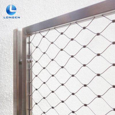 20m 316 Edelstahl-flexibles Seilnetz für Zoo-Käfige, Himmelnetz, CE-zertifiziertes 304 Seilnetz, chinesischer Lieferant photo-6