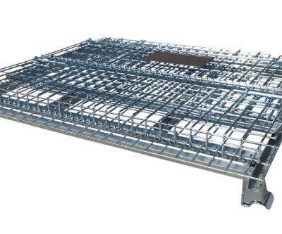 Storage Storage Metal Foldable Pallet Steel Wire Mesh Warehouse Cage Stillage photo-5