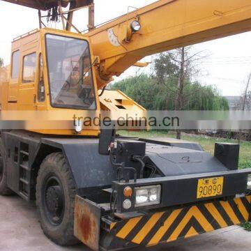 Shanghai Used Condition Tadano TR25 25t Rough Terrain Crane for Sale in Shanghai for Sale With Good Condition and High Quality photo-2