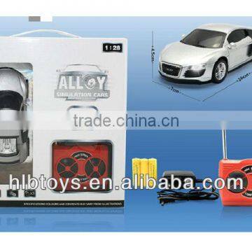 1:28 scale Alloy rc car with led light