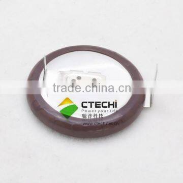 Rechargeable Lithium 3v button cells VL2330