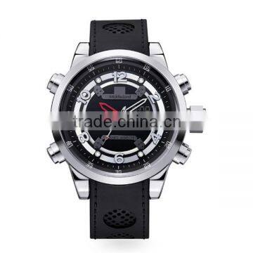 Hot-selling low price big leather belt wrist watch stainless steel watch