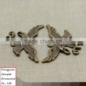 Manual Jewelry Green Bronze Zinc Alloy Diy Eagle Pendant photo-2