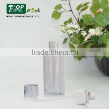 80ml 100ml 120ml Clear Plastic PET Bottle With Pump Spray for Skin Care